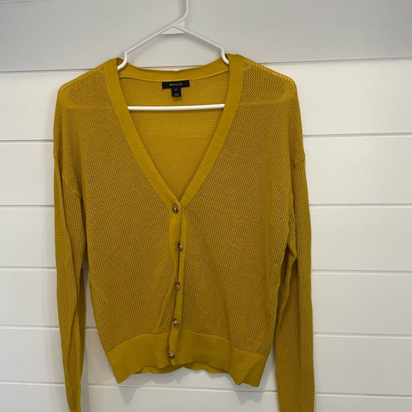 RW & Co yellow cardigan - Picture 1 of 4